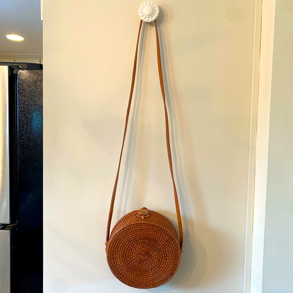Urban Outfitters Rattan Crossbody Purse